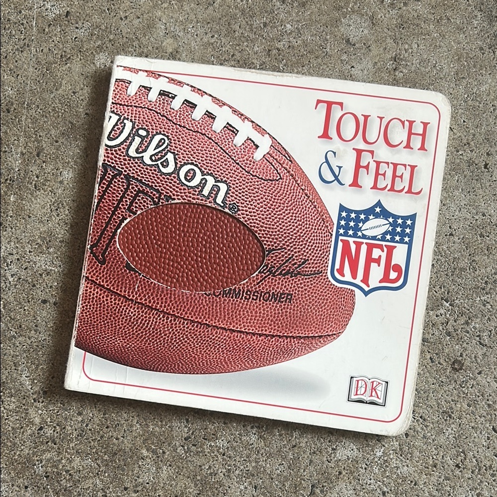NFL Touch & Feel Book vintage 2000